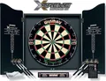 Produktbild: Winmau Set Dartkabinett + Dartscheibe + 2 Satz Pfeile + Abwurflinie uvm.