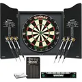 Produktbild: WINMAU Dartscheibe Xtreme, Set, für Steeldarts, aus Sisal, mit 6 Dartpfeilen