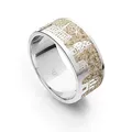 Produktbild: DUR Schmuck Unisex Ring HAMBURG II Strandsand, Silber 925/- rhodiniert (R4996) (54 (17.2))
