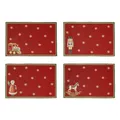 Produktbild: Villeroy & Boch Toy's Delight Jubiläum Tischset-Set 4-tlg 32x48 cm Rot Baumwolle