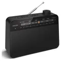 Produktbild: Philips TAR2509/10, Tragbar, Analog, AM, FM, Analog, 3,5 mm, Schwarz
