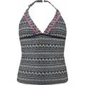 Produktbild: Tankini BUFFALO, Mädchen, Gr. 122/128, N-Gr, schwarz-weiß (schwarz, weiß), Polyamid, Bikini-Sets, mit Ethnodruck und Kontrastdetails