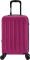 Produktbild: Flexot® Trolley - Handgepäck Koffer M Dunkellila – Aluminium-Teleskopstange, ABS-Hartschale, erweiterbar 20%, Größe M, 360° Rollen – Koffer, Rollkoffer, Bordcase, Suitcase, Luggage