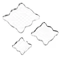 Produktbild: 3 Stück Acrylblock mit Gitterlinien, Silikonstempel Acryl, Acrylblock für Silikonstempel, Stempelhilfe für Scrapbooking Craft Making, DIY Craft Ornaments
