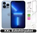 Produktbild: Apple iPhone 13 Pro Max - 128 GB - Sierrablau Blau - XXL Set -  Zustand: GUT