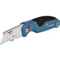 Produktbild: Bosch Klappmesser Professional Cutter Metallgriff Klingenfach 3 Klingen Neu