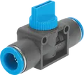 Produktbild: FESTO 153470 - Absperrventil, 2/2, bistabil, 788,4 l/min, QS-12