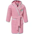 Produktbild: Erwin Müller Kinderbademantel Kinder-Bademantel mit Kapuze, Rückenlänge: 70 cm, Frottier, mit Kapuze, default, Walk-Frottier Uni rosa Rückenlänge: 70 cm | 110/116