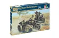 Produktbild: 6121 Italeri 1:72, WWII, Deutsche Motorräder mit Figuren,16 Fig und 4 Motorräder