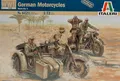 Produktbild: WWII German Motorräder Motorcycle Recon Kunststoff Kit 1:72 Modell Italeri