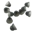 Produktbild: 10x EWANTO Power Dome / Schirmchen aus Silikon für Hörgeräte Größe S (8mm)