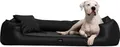 Produktbild: tierlando® Orthopädisches Hundebett GOOFY Kunstleder >>inkl. Matratzenschoner