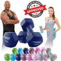 Produktbild: Miweba Sports Gymnastikhanteln 2er-Set NKH100, bodenschonend, 0,5-10 kg, Anti-Rutsch-Oberfläche (Königsblau, 2x 10,0 Kg)