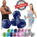 Produktbild: Miweba Sports Profi Neopren Hantel NKH100 | Hantelset - Kurzhanteln - Hexagon - Home Workout - Krafttraining - Anti Rutsch (Königsblau 2x 10,0 Kg) - Blau
