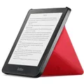 Produktbild: Forefront Cases Hülle für Kobo Clara HD - Magnetische Schutz-Hülle und Ständer für Kobo Clara HD (Modell: 2018) - Auto Schlaf Wach Funktion, Dünn und Leicht (Origami Design) Tasche - Rot