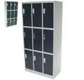 Produktbild: Apex Spind Spind 9-Fächer Neunerspind Garderobenschrank Umkleidespind 57023