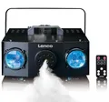 Produktbild: Lenco LFM-220BK - Duale Matrix RGB Party-LED-Lichter - mit Nebelmaschine - integrierte Lichtshowprogramme - 1 Liter Fassungsvermögen für Nebelflüssigkeit - Nebel-Timer - schwarz