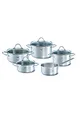 Produktbild: Fissler Paris/Edelstahl-Topfset, 5-teilig, Kochtopf-Set, Töpfe mit Glas-Deckel, Induktion, alle Herdarten (3 Kochtöpfe, 1 Bratentopf, 1 Stielkasserolle-deckellos)