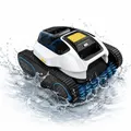 Produktbild: Mammotion Poolroboter Spino E1 Kabellos Poolsauger bis 150m² Pools, 6 Ah, 210 Min Laufzeit, App, SmartArc Routenplan, für Boden, Wand, Wasserlinien
