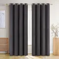 Produktbild: Verdunklungsvorhänge 2er Set - Thermovorhang Hitzeschutz - Vorhang Blickdicht...