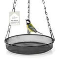 Produktbild: WILDLIFE HOME Vogelfutterspender hängend, Futterspender für Mehlwürmer, Vogelfutter zum Aufhängen I Vogelfutterschale Metall, Vogelfutterstation Vögel Wildvögel für Garten, Balkon
