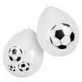 Produktbild: Boland Latexballons Fussball 25cm, 6 Stk. (6x) (58582673)