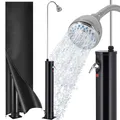 Produktbild: Monzana® Solardusche 18 Liter mit Schutzhaube 60° UV-Beschichtet Gartendusche Campingdusche Regendusche Aluminium Pool Dusche Solar