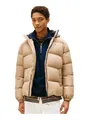 Produktbild: Tommy Jeans Winter-Daunenjacke Essential Down Jacket EXT mit Kapuze (warm, wasserabweisend) beige Herren, Größe: XXL