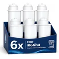 Produktbild: Molifal Ersatzwasserfilter für Siemens EQ Series, EQ5, EQ6, EQ9, S700, EQ500, S900, S500, TZ70003, TCZ7003, Ersatz Filter für Bosch TCZ7003, TCZ7033, 467873, Brita Intenza, Bosch 12008246（6）
