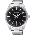 Produktbild: Citizen Herren-Armbanduhr Quartz BI1030-53E, Edelstahl, Schwarz Zifferblatt