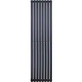 Produktbild: Belrad Paneel Heizkörper Vertikal Doppellagig Schwarz Matt 1800x472 HxB 1640W