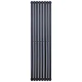 Produktbild: Paneel Heizkörper Vertikal Doppellagig Schwarz Matt 1800x472 (HxB) 1640W