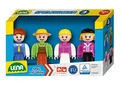 Produktbild: Lena 04491 Spielfiguren Set mit 4 vollbeweglichen Figuren, Actionfiguren Zubehör-Pack TRUXX² Fahrzeug Serie, Aktionfiguren für Drinnen und Draußen, für Kinder ab 12 Monaten