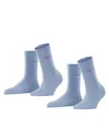 Produktbild: Esprit Socks Esprit Tagessocken Crew Basic Uni (weiche Baumwolle) jeansblau Damen - 2 Paar
