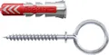 Produktbild: Fischer Dübel-Set DuoPower OH 6 x 30 mm mit Ösenhaken - 4 Stück