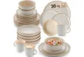 Produktbild: SÄNGER Tafelservice Rio Geschirrset (30-tlg), 6 Personen, Steingut, Steingut, Handmade, Beige, Erweiterbar, VALUE COLLECTION