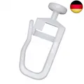 Produktbild: DELFRA 100 Faltengleiter - Gardinengleiter mit 7mm Kopf für Gardinenschienen -