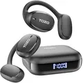 Produktbild: TOZO OpenEgo Open Ear Kopfhörer 5.3 Bluetooth Kopfhörer Sport mit Ohrbügel,Kopfhörer Kabellos Bluetooth mit LED-Anzeige,80 Std Spielzeit,32 EQ-Modi,Anruf Noise Cancelling Kopfhörer für Running,Schwarz