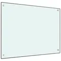 Produktbild: vidaXL Küchenrückwand Weiß 80x60 cm Hartglas