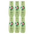 Produktbild: 6 x SodaStream Sirup 7 UP FREE ohne Zucker 440ML Ergiebigkeit: 9L Fertiggetränk