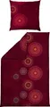 Produktbild: Erwin Müller Bettwäsche bordeaux 1x 155x220 cm + 1x 80x80 cm