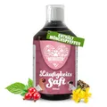 Produktbild: Tierliebhaber – Läufigkeitssaft für Hündinnen 500ml mit Mönchspfeffer – Kräuter-Saft zur Unterstützung bei Scheinschwangerschaft & hormonellen Unstimmigkeiten – Mittel gegen Scheinträchtigkeit Hund