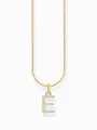 Produktbild: Thomas Sabo KE2244-414-14-L45V Vergoldete Kette Buchstabe E Damen