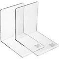 Produktbild: Maul Buchstütze 3513305, schmal, glasklar, 8 x 10cm, aus Acryl, 2 Stützen, 2 Stück