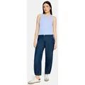 Produktbild: Cartoon T-Shirt Damen mit Rundhalsausschnitt (1-tlg) blau 42 EU
