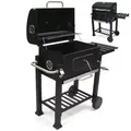 Produktbild: Grillwagen XXL Holzkohlegrill Holzkohle BBQ Grill Gartengrill Kohlegrill 56511