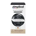 Produktbild: simplicol Textilfarbe intensiv, Samt Schwarz, All-in-1 Komplettpackung, 399 g