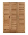 Produktbild: ELFO Kleiderschrank Kleiderschrank Tollow Schrank Kernbuche massiv geölt 3türig B 152cm