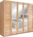 Produktbild: Home affaire Kleiderschrank Triest Schrank Kernbuche Teilmassiv 5 türig B. 240cm