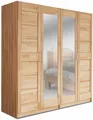 Produktbild: Home affaire Kleiderschrank Triest Schrank Kernbuche Teilmassiv 4 türig B. 193cm